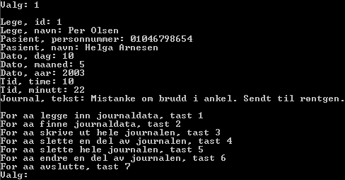 legge inn data