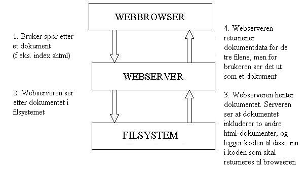 kommunikasjon browser-server m/ssi